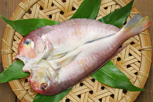 Frozen Amadai, Red Tilefish Fillet Scales-On (300-400g) - 2fillet/pk