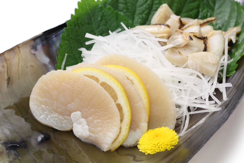 Frozen Sashimi Muki Tairagai, Shucked Pen Shell Scallop 1kg (31/40)