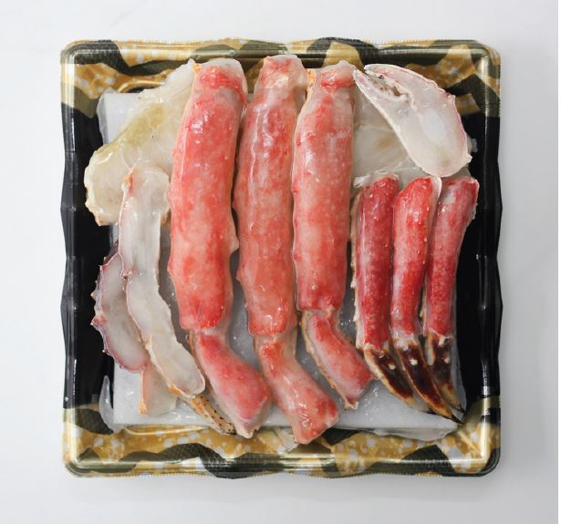 Japanese Raw Tarabagani King Crab Platter - 800g
