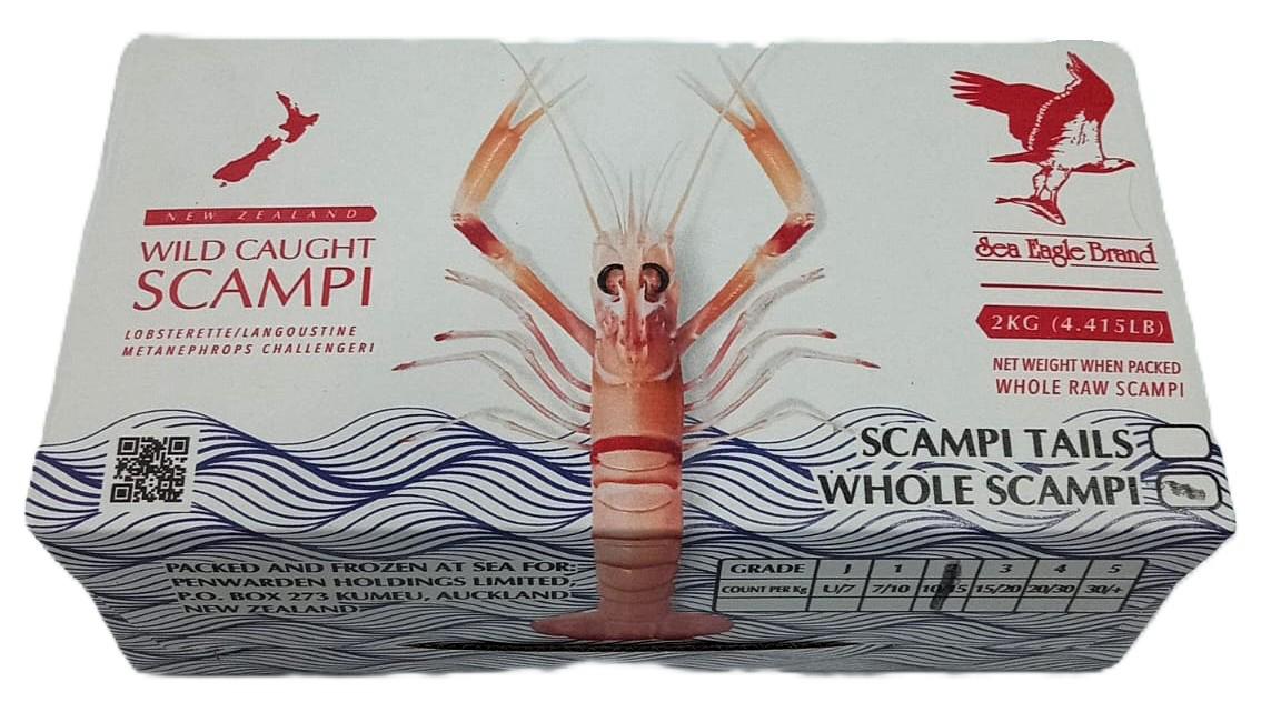 New Zealand Wild Caught Scampi – 2kg