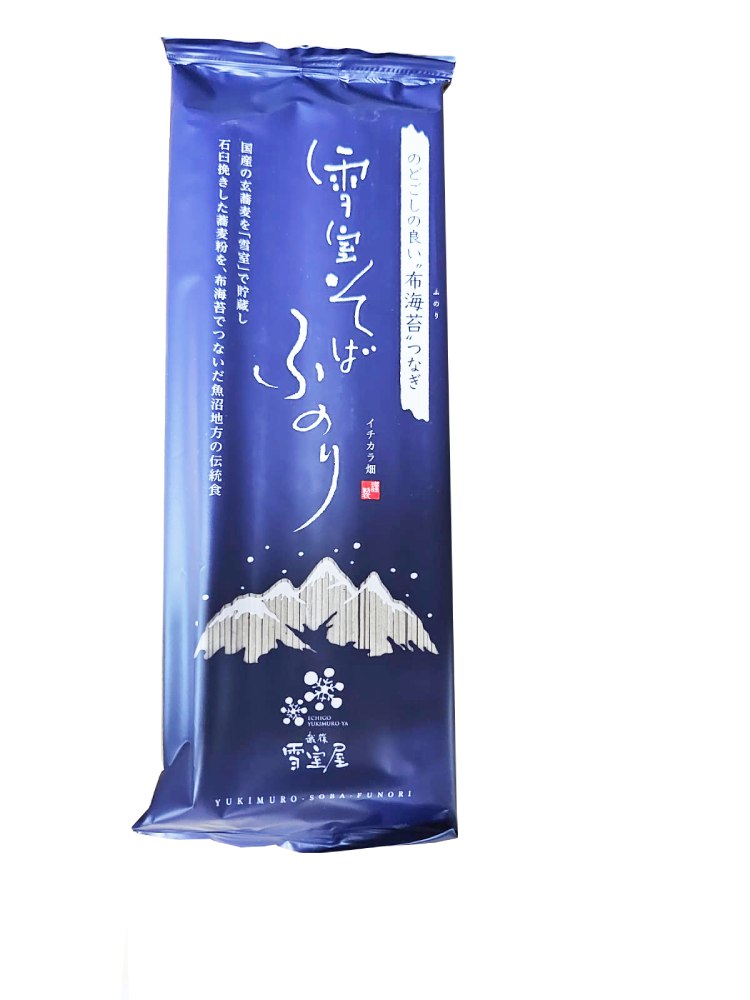 Yukimuro Funori Soba (Seaweed Buckwheat Noodle) 180g
