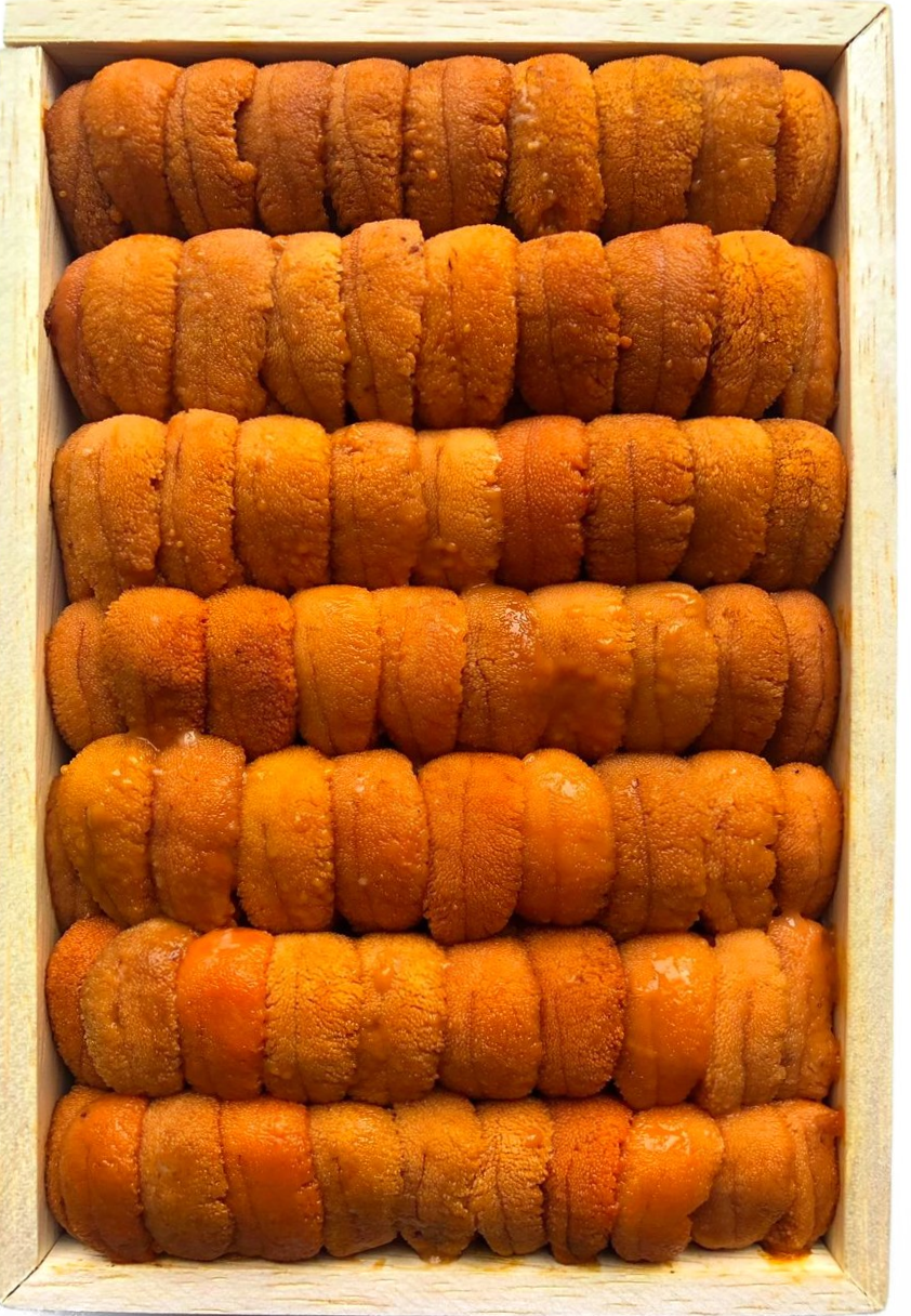 Shiki Singapore: Bafun Uni Bara Red 250g Hokkaido Sea Urchin Auction grade Shiki SG, Bafun Uni, Sea Urchin Roe, Bafun Una Narabi Red, Red Seaurchin.