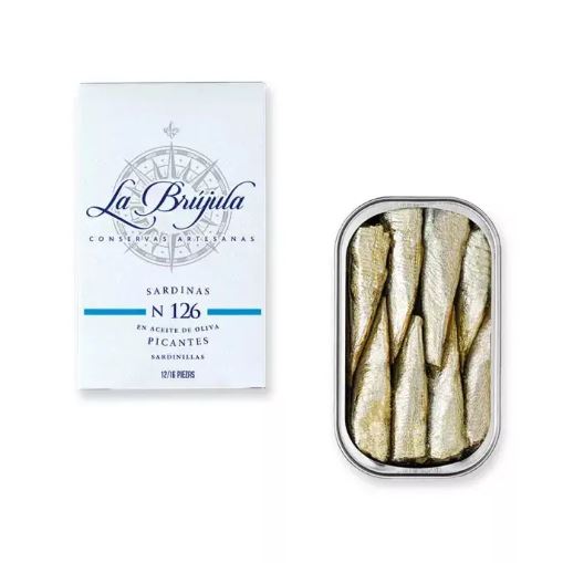 La Brujula Sardine In Spicy Olive Oil (LB126)