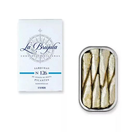 La Brujula Sardine In Spicy Olive Oil (LB126)