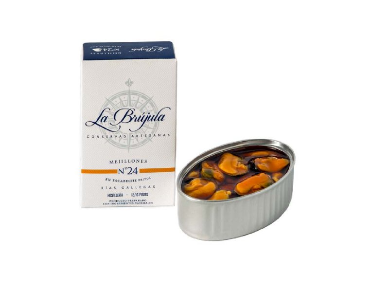 La Brujula Spicy Mussels - Mejillon Picante - L (LB131)