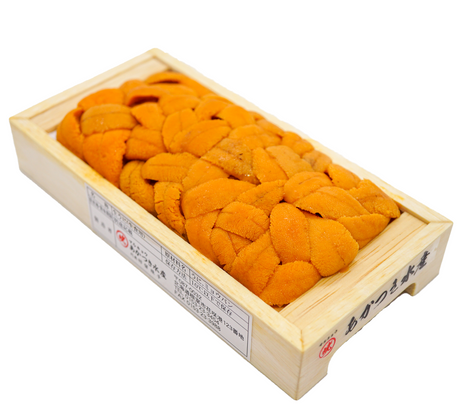 Bafun Uni Narabi Yellow Half Box 100-120g Hokkaido Sea Urchin Auction grade Shiki SG