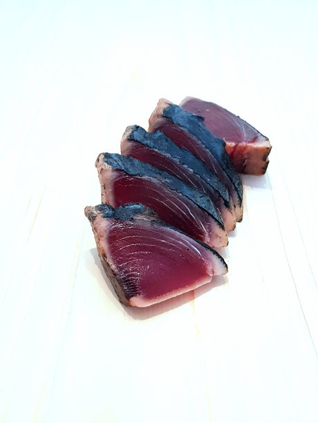 Sashimi Grade Japanese Katsuo Tataki (Lightly Flame Seared Skipjack Fillet) - Frozen (300-400g)