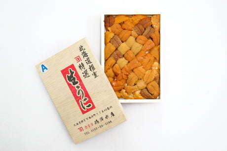 Mixed Bara Bafun uni is one of the most used unis in the market today, chefs all over the world use this uni not only for sashimi but especially for pasta and many other decadent cooked Uni dishes. Hokkaido uni is fatter and creamier in taste than the other uni out in the markets, and because it is a mixed Bara you will get to taste both yellow and red uni at the same time.
