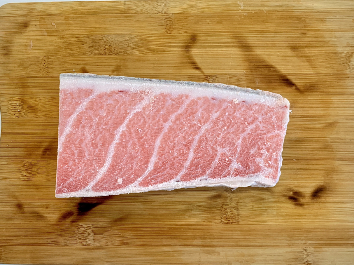 Sashimi Grade Tuna Ootoro block, Fatty Belly Tuna - Frozen (600-800g)