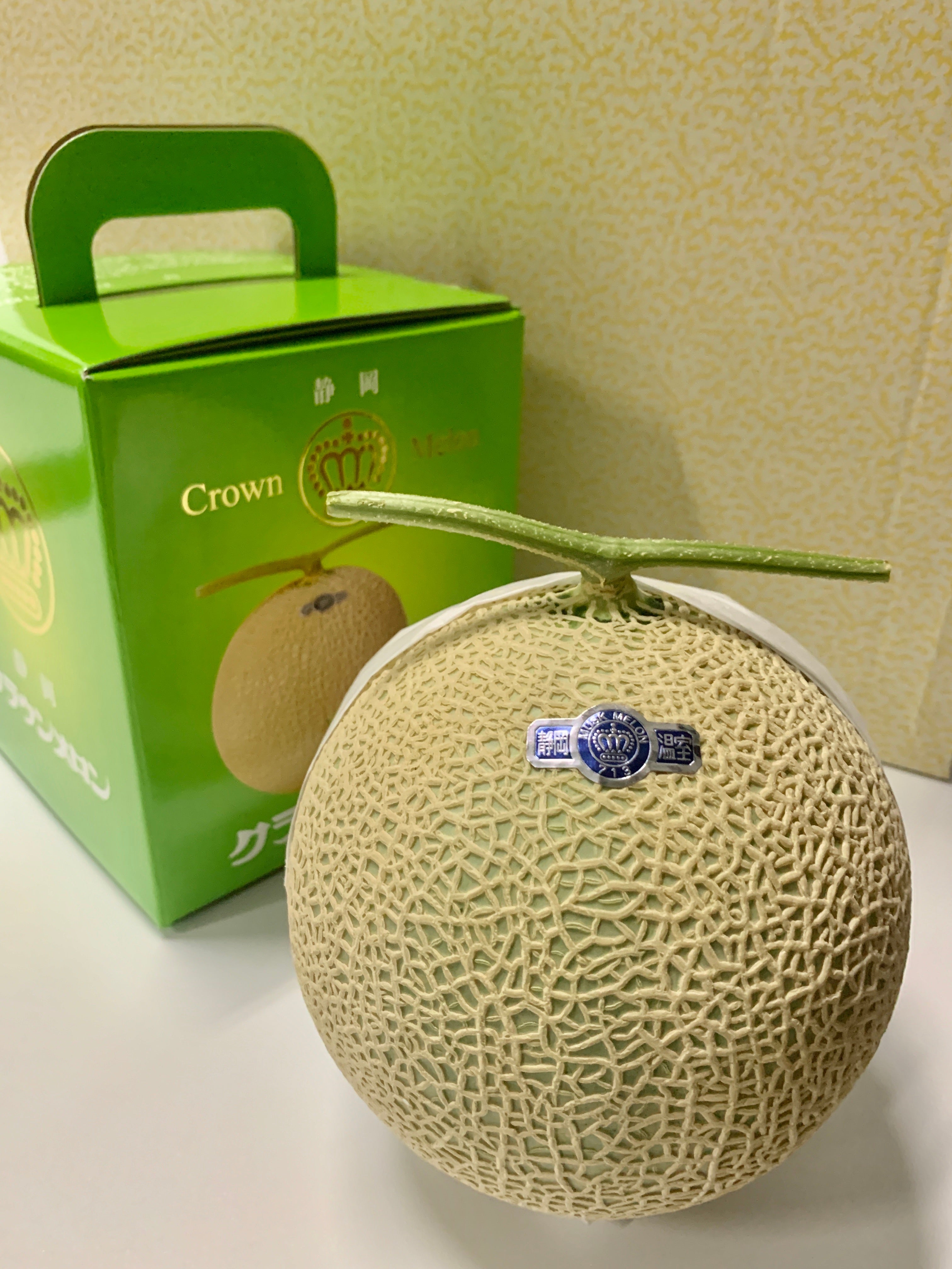 Premium Grade Shizuoka Musk Melon (1.3-1.5kg) - Shiro Grade